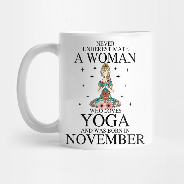 A Woman Who Loves Yoga And Was Born In November by Vladis